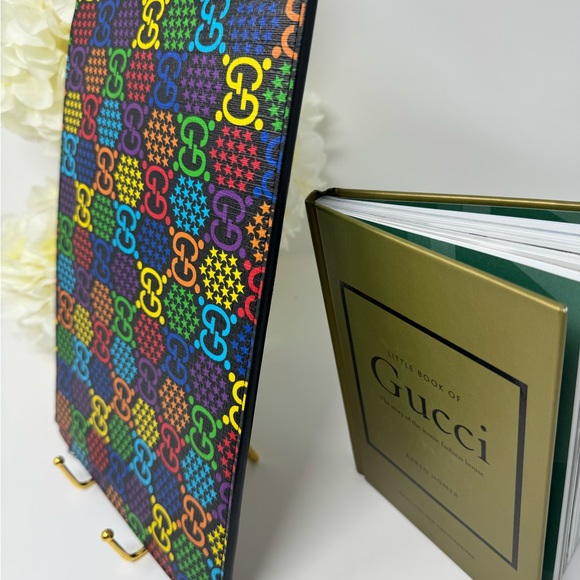 💯Authentic GUCCI Multicolor/Black GG Supreme Coated Canvas Psychedelic Pouch - Picture 2 of 4